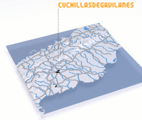 3d view of Cuchillas de Gavilanes