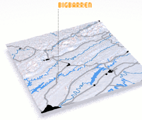 3d view of Big Barren