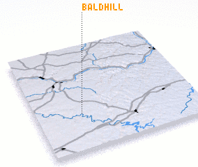 3d view of Bald Hill