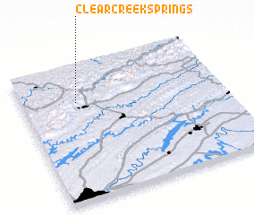 3d view of Clear Creek Springs