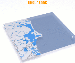 3d view of Brown Bank