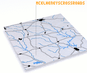 3d view of McElheneys Crossroads