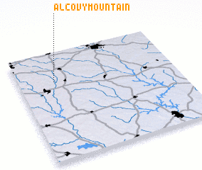 3d view of Alcovy Mountain