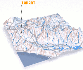 3d view of Tapantí