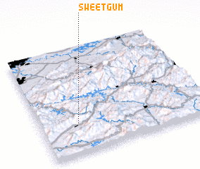 3d view of Sweetgum