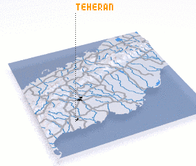 3d view of Teherán