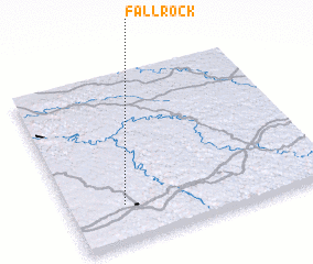 3d view of Fall Rock