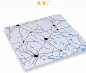 3d view of Sunset