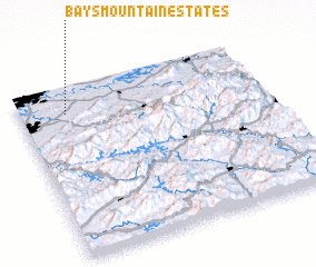 3d view of Bays Mountain Estates