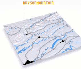 3d view of Bryson Mountain