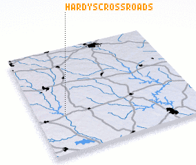 3d view of Hardys Crossroads