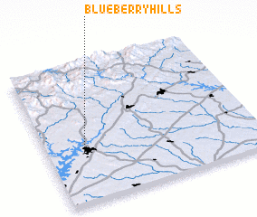 3d view of Blueberry Hills
