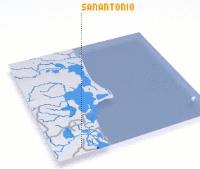 3d view of San Antonio