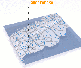 3d view of La Montañesa