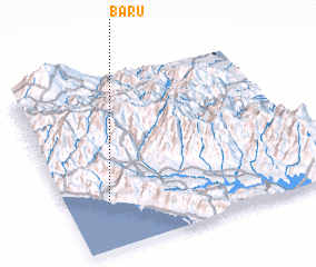 3d view of Barú