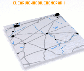 3d view of Clearview Mobile Home Park