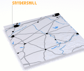 3d view of Snyders Mill