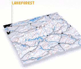 3d view of Lake Forest