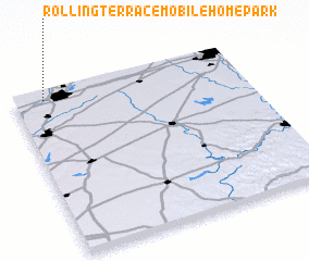 3d view of Rolling Terrace Mobile Home Park