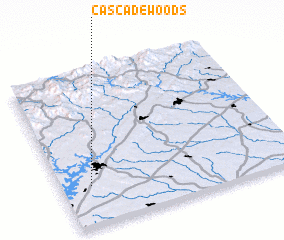 3d view of Cascade Woods