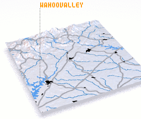 3d view of Wahoo Valley