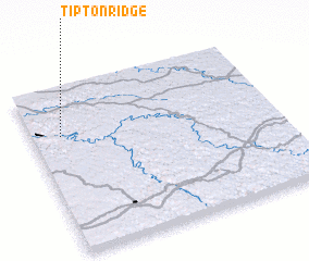 3d view of Tipton Ridge