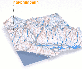 3d view of Barro Morado
