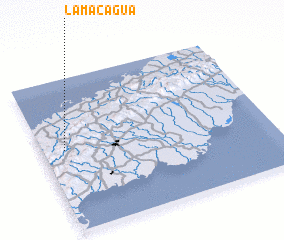 3d view of La Macagua