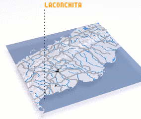 3d view of La Conchita