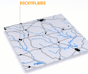 3d view of Rocky Plains