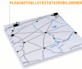 3d view of Pleasant Valley Estates Mobile Home Park