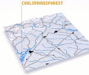 3d view of Cool Springs Forest