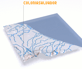 3d view of Colonia Salvador