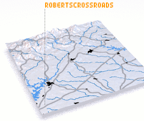 3d view of Roberts Crossroads