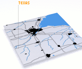 3d view of Texas