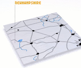 3d view of New Hampshire