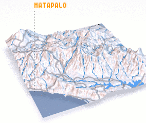 Map 3d  83.9666667 9.3333333 MATAPALO 