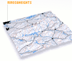 3d view of Mimosa Heights