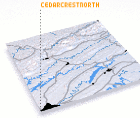 3d view of Cedar Crest North