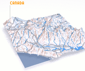 3d view of Canadá