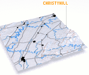 3d view of Christy Hill