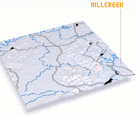 3d view of Mill Creek