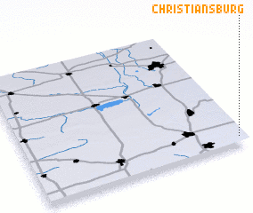 3d view of Christiansburg