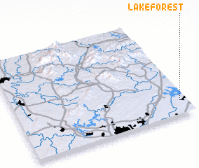 3d view of Lake Forest