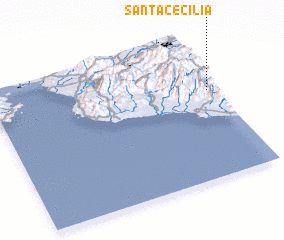 3d view of Santa Cecilia