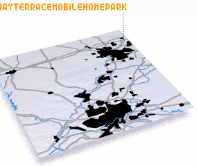 3d view of Fairway Terrace Mobile Home Park