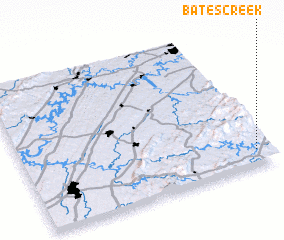 3d view of Bates Creek