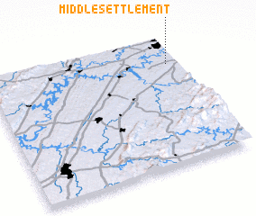 3d view of Middle Settlement