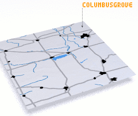 3d view of Columbus Grove