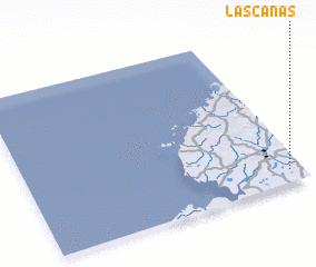 3d view of Las Canas